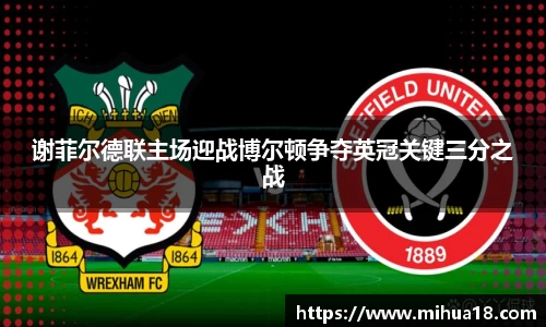 谢菲尔德联主场迎战博尔顿争夺英冠关键三分之战